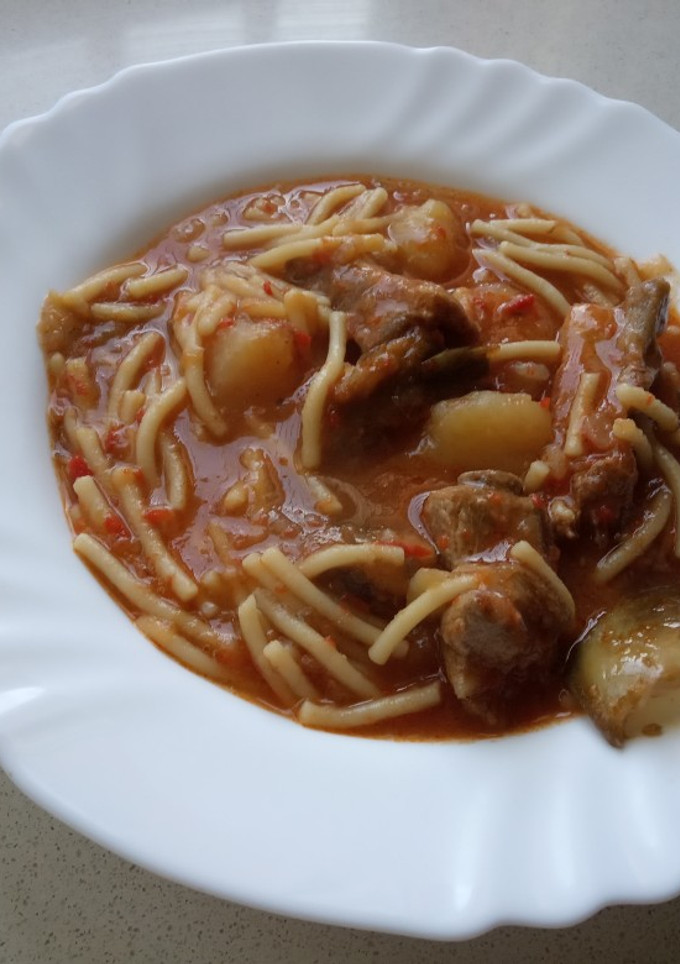 Una foto de Fideos a la cazuela