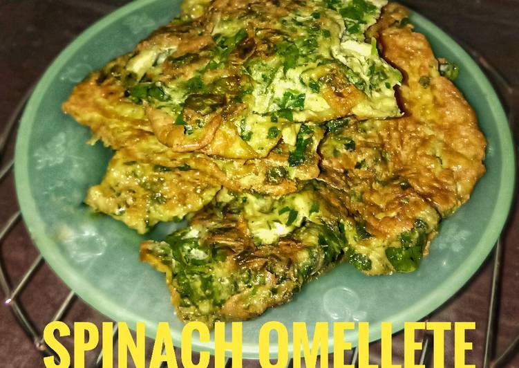 Spinach omellete