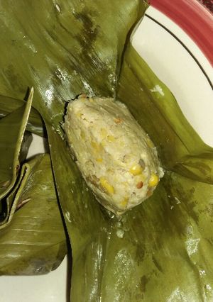 Foto resep Botok jagung dan teri