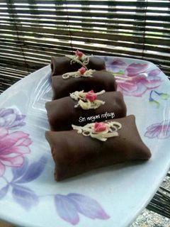 Foto resep Dadar gulung coklat isi pisang coklat