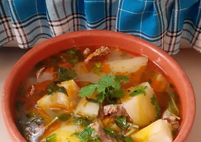 Sopa De Res Receta De @Zenaida_Perez- Cookpad