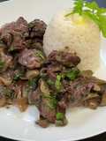 Chicken Livers with Onions