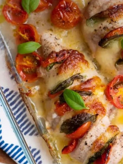 Caprese csirke recept fotója