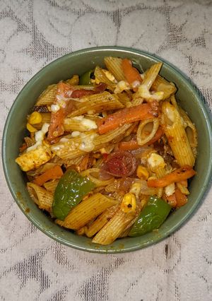 मसाला पास्ता रेसिपी मुख्य फोटो