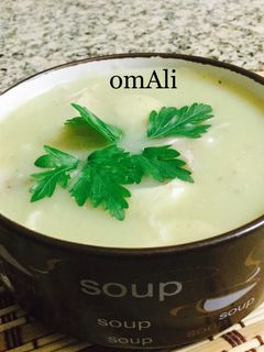 صورة لوصفة شوربة الدجاج بالكريمه