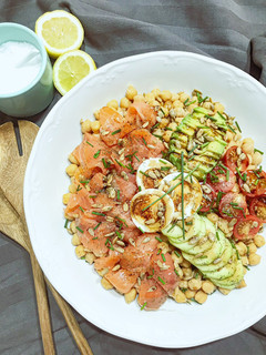 Una foto de 🍃 Ensalada de garbanzos🍃