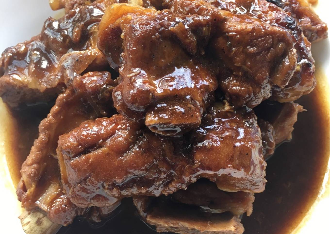 Iga Babi Kecap Lada Hitam