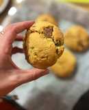 Crumbl cookies con crema de pistacho en airfryer