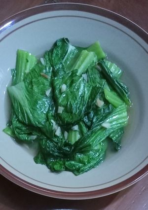 Foto resep 20. Pokcoy Bawang Putih (Sawi Sendok) 2 Bahan