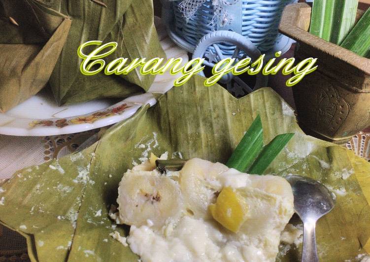 Carang Gesing pisang nangka (Barongko)