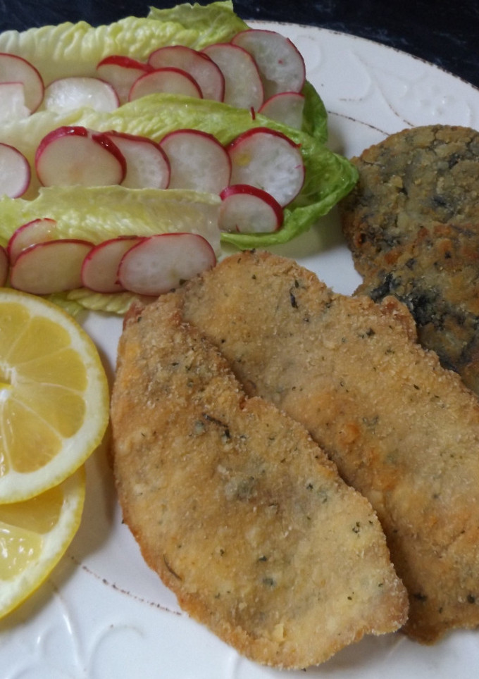 Una foto de Filetes de solomillo de cerdo empanados