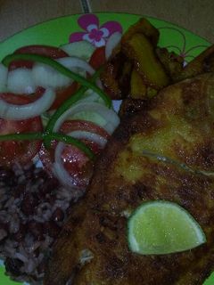 Una foto de Pescado frito