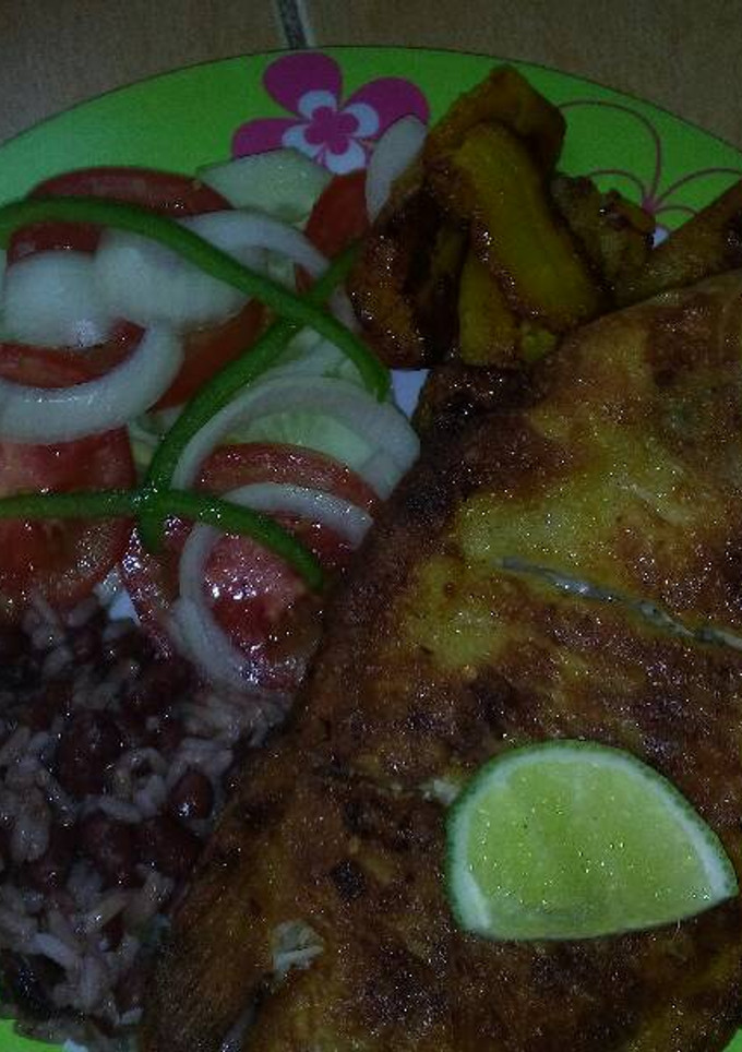 Una foto de Pescado frito