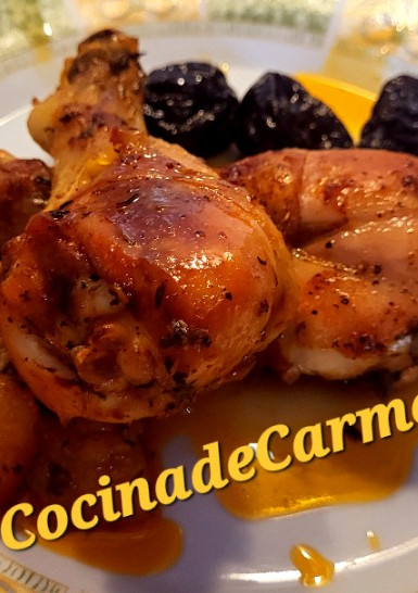 Una foto de Muslitos de pollo asados, especiados y un poco picantes 🔥