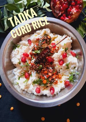 तड़का वाले दही चावल (curd rice) रेसिपी मुख्य फोटो
