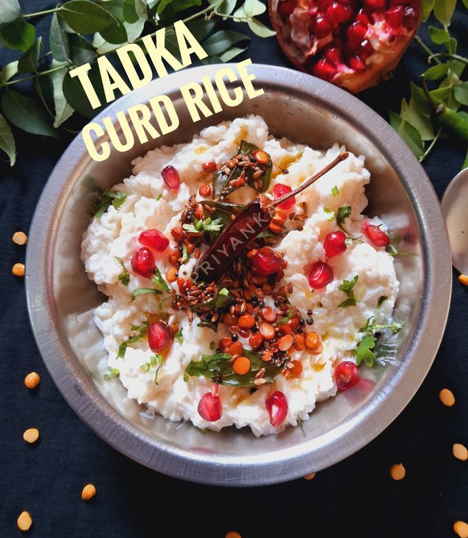 तड़का वाले दही चावल (curd rice) रेसिपी मुख्य फोटो