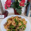 Tumis buncis, bakso, tahu