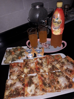 صورة لوصفة بيتزا بالكفتة 🍕🍕