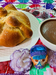 Una foto de Pan de muerto