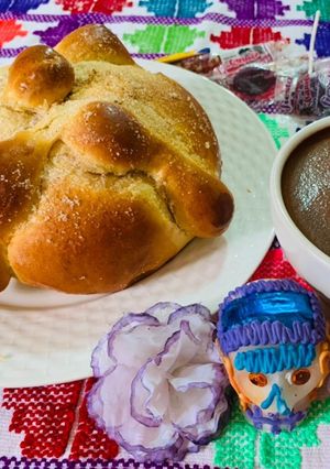 Una foto de Pan de muerto