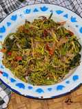 Tumis Sayur Daun Gingseng Bunga Pepaya Kecombrang