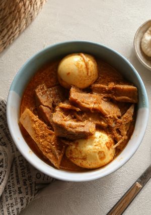 Foto resep 18 | gulai nangka telur