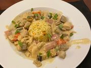 A picture of eggplant curry