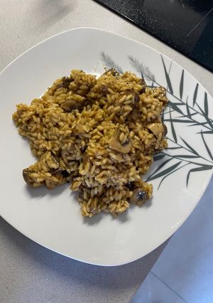 Una foto de Risotto portobello
