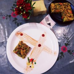 A picture of Nutty masala steam cake.