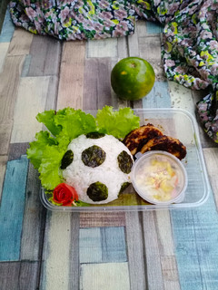 Foto resep Nasi Bento Karakter Bola