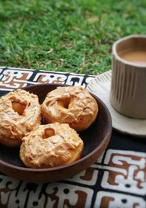 Foto resep Donat Tape Topping Peanut Butter
