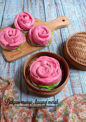 Foto resep Bakpao Mawar Kacang Merah