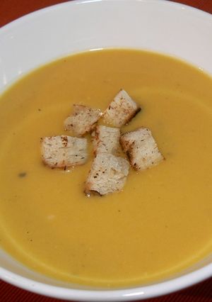 Sütőtök krémleves recept fotója