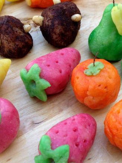 Una foto de Frutas de mazapán