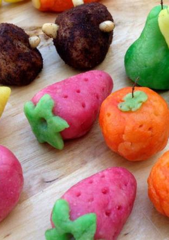 Una foto de Frutas de mazapán