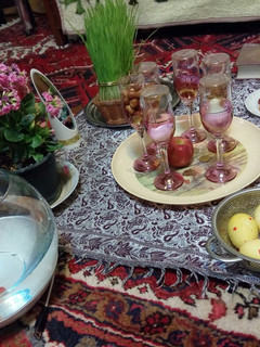 عکسی از دستور سفره هفت سین 98