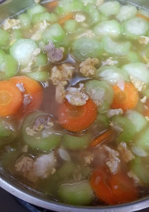 Foto resep Sup Oyong Wortel Daging