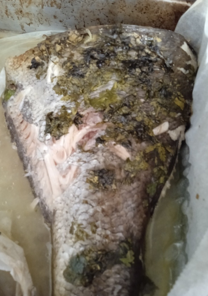 Una foto de Pámpano al horno