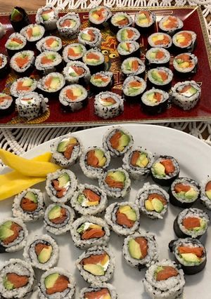 Una foto de Sushi orgánico Thermomix