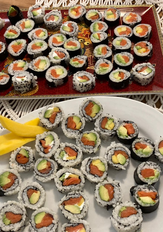 Una foto de Sushi orgánico Thermomix