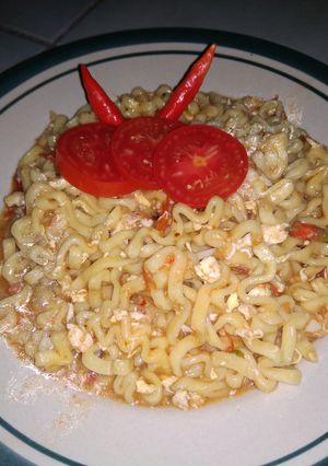 Foto resep Mie Telur Tek Tek Hot
