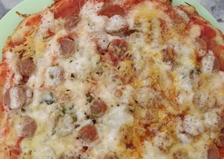 Resep Pizza teflon magisa, Enak Banget