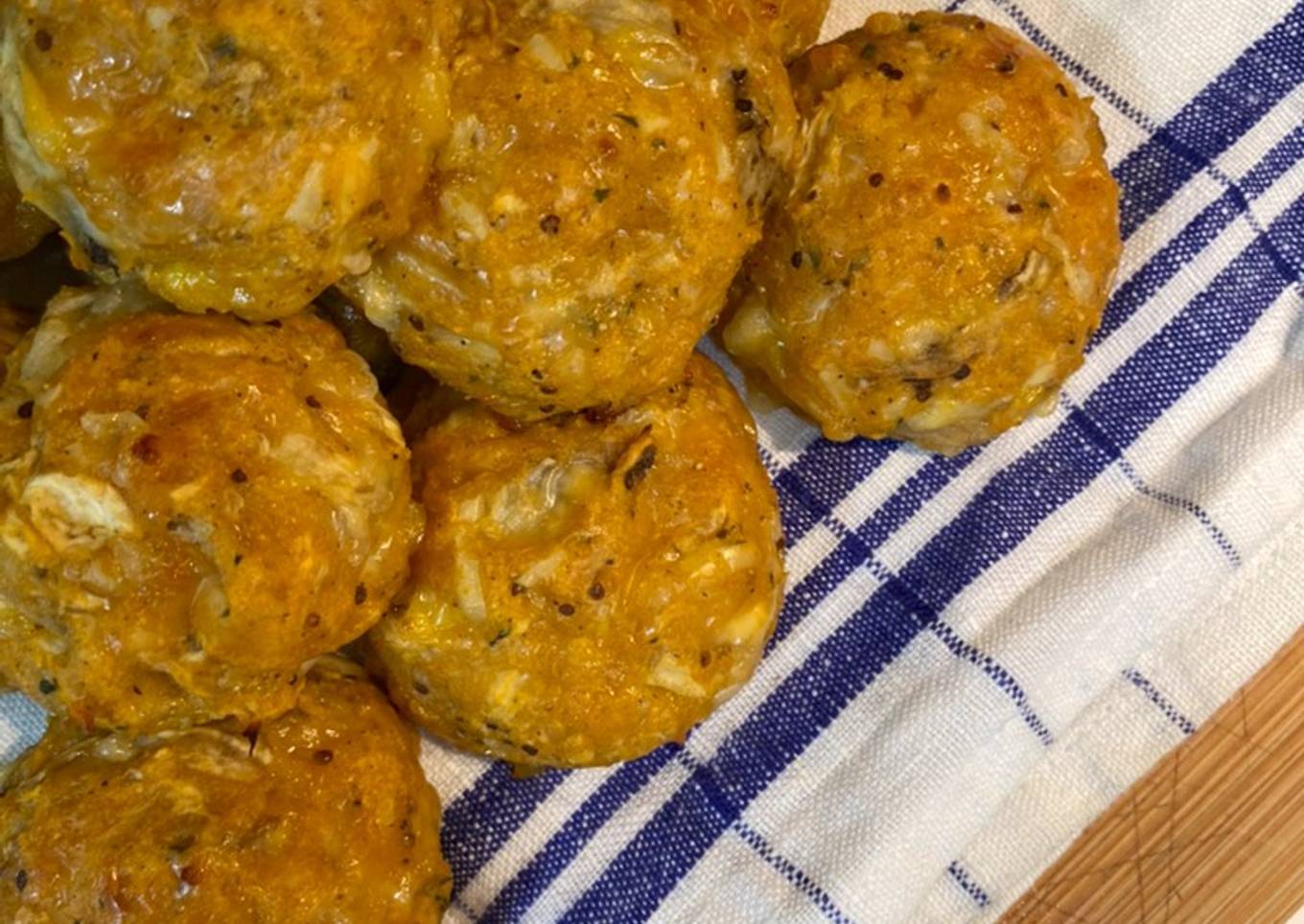 Albóndigas de berenjena y queso al horno