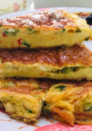 Foto resep Telor dadar ☘️🌶