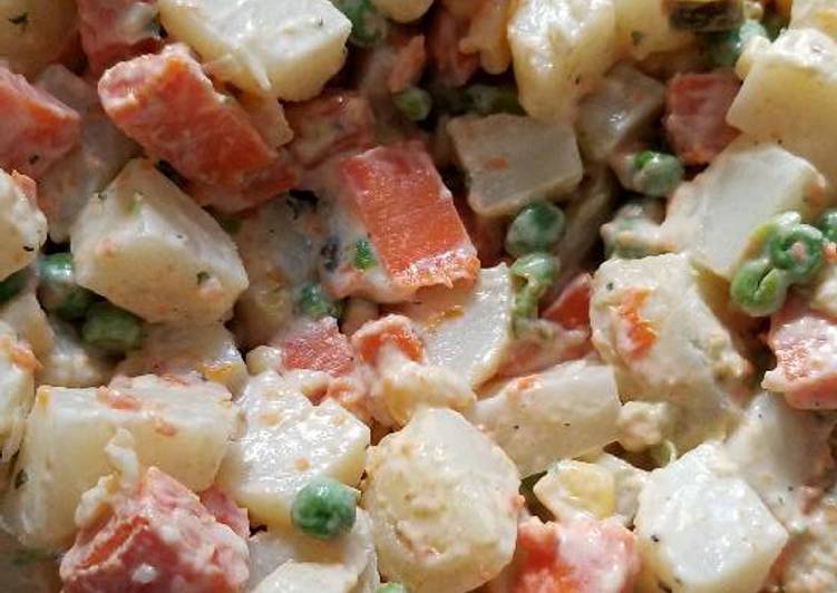 Ensalada De Papá Y Zanahoria Fácil Y Deliciosa Receta De Nancy