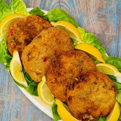 A picture of Homemade Spiced beef & potato cakes.