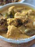 Ayam Masak Lemak Lengkuas Cili Padi dengan Terung