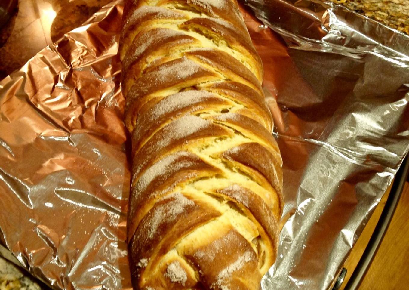 Braided Apple Bread