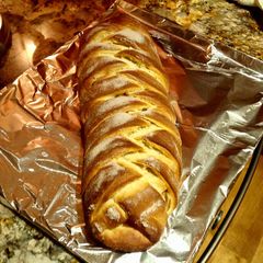 A picture of Braided Apple Bread.