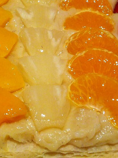 Una foto de Tarta de frutas con crema pastelera